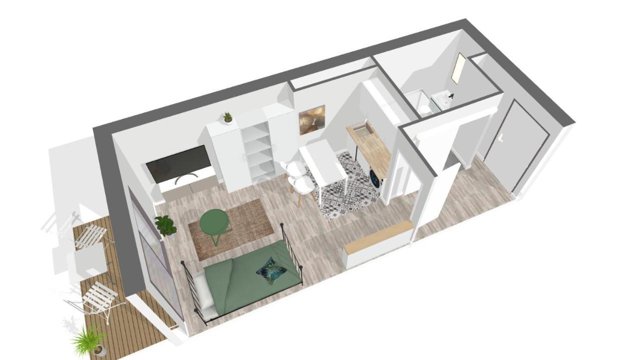 La Casita - Studio Confort Avec Terrasse Et Parking Prive- La Grande Motte, Montpellier Exteriör bild