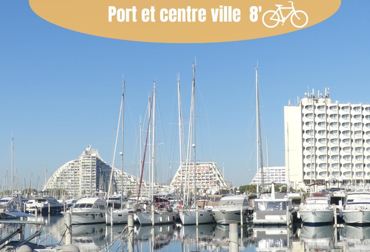 La Casita - Studio Confort Avec Terrasse Et Parking Prive- La Grande Motte, Montpellier Exteriör bild