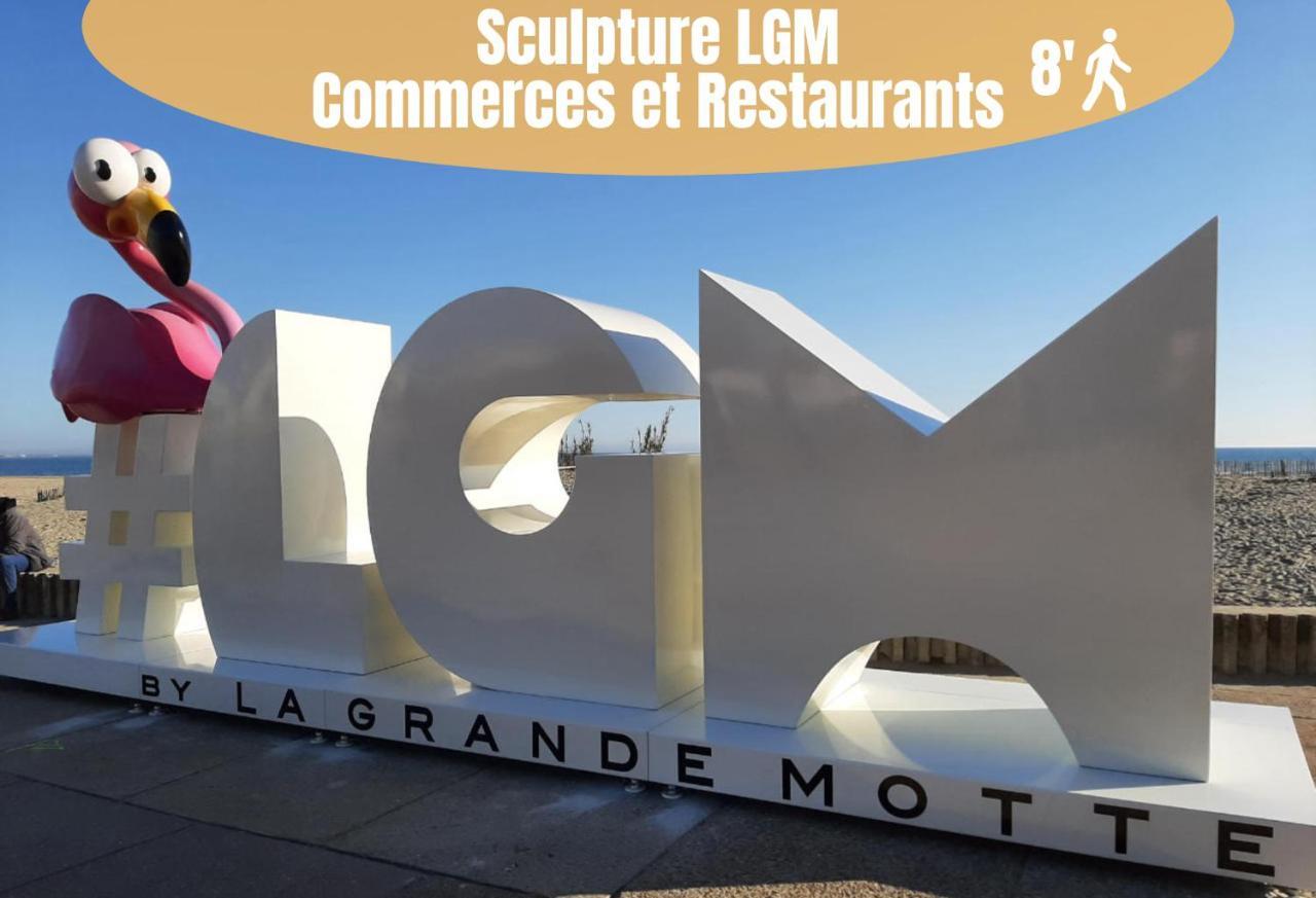 La Casita - Studio Confort Avec Terrasse Et Parking Prive- La Grande Motte, Montpellier Exteriör bild